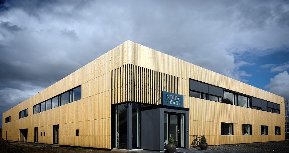 Nordic Sense bygning med SW08 facadebeklædning